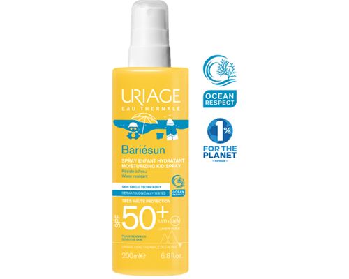 Сонцезахисний спрей дитячий для обличчя і тіла Uriage Bariésun Spray Kids SPF 50+ для всіх типів шкіри 200 мл