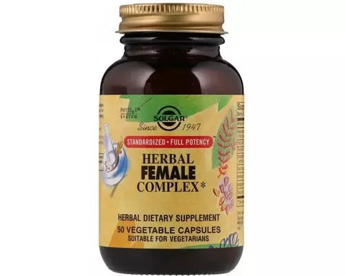 Біологічно активна добавка Solgar Herbal Female Complex загальнозміцнююча №50