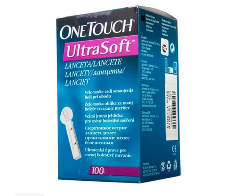 Ланцети OneTouch Ultra Soft №100