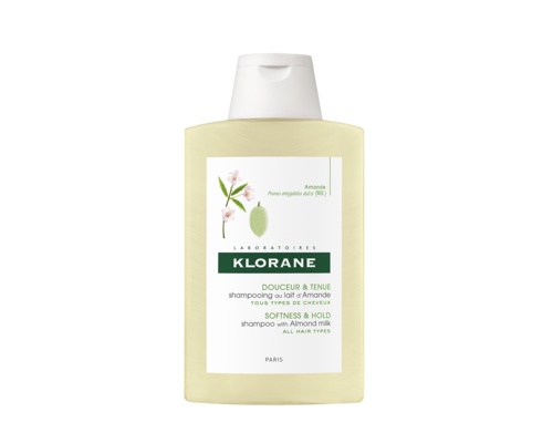 Шампунь для об'єму та м'ягкості з молочком мигдаля Klorane Almond Shampoo для віх типів волосся 200 мл