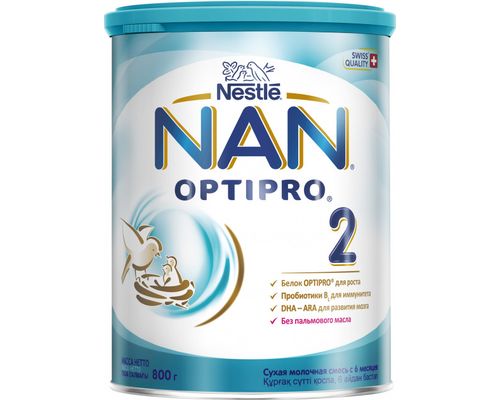 Суміш Nestle NAN Optipro 2 з 6 місяців 800 г