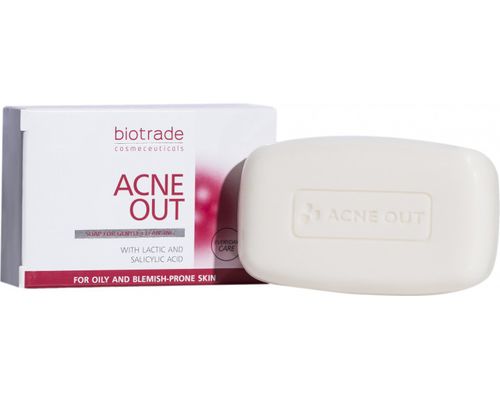 Мило для глибокого очищення шкіри обличчя Biotrade Acne Out 100г (3800221840204)