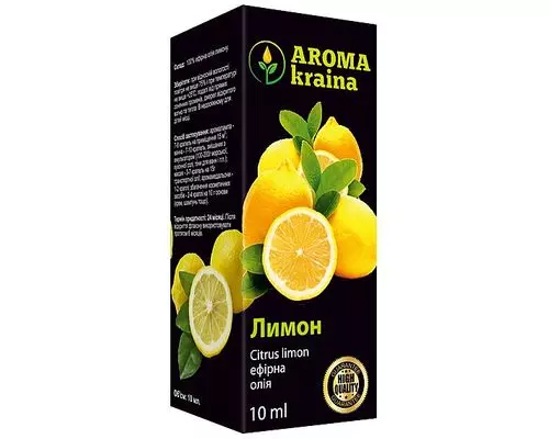 Ефірна олія Aroma kraina Лимонна 10 мл