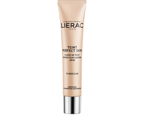 Тональний флюїд Lierac Teint Perfect Skin Illuminating Fluid SPF20 тон 01 світло-бежевий для всіх типів шкіри обличчя 30 мл
