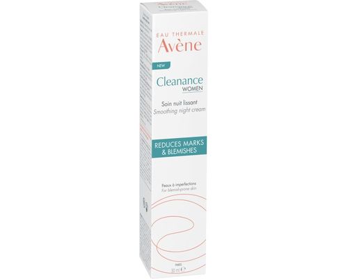 Нічний крем Avene Cleanance Women Smoothing Night Cream розгладжуючий для схильної до акне шкіри 30 мл