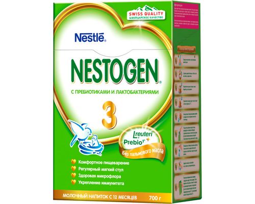 Суміш Nestle Nestogen 3 з 12 мiсяцiв 700 г