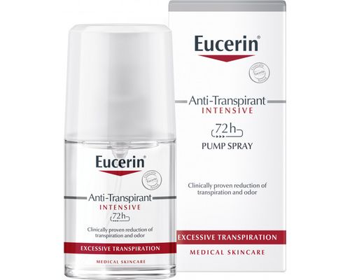 Антиперспірант-спрей Eucerin Anti-Transpirant Intensive 72 години захисту проти надмірного потовиділення 30 мл (69614)