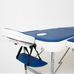 Масажний стіл RelaxLine Holiday, алюмінієва основа, біло-синій Фото 3