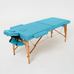 Масажний стіл RelaxLine Lagune, дерев`яна основа, світло-синій Фото 2