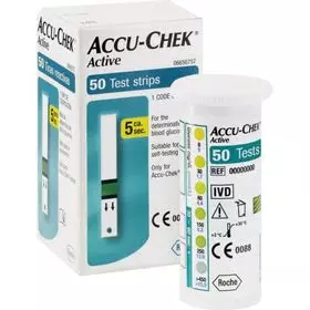 Тест-смужки для визначення глюкози в крові Accu-Chek Active №50