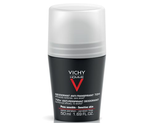 Дезодорант кульковий Vichy Homme Deo Anti-Transpirant 72H екстрасильної дії 50 мл