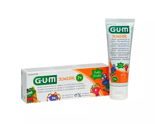 Зубна паста-гель GUM (Гам) Junior Tutti Frutti 50мл