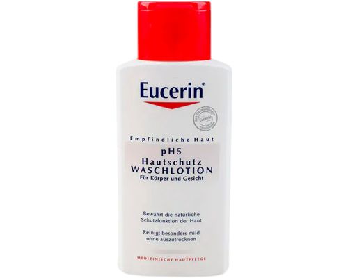 Очисний лосьйон Eucerin pH5 Washlotion для відновлення і захисту чутливої шкіри тіла 200 мл (63071)