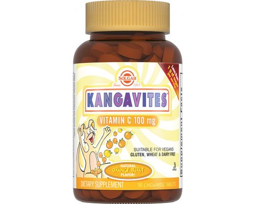 Вітаміни Solgar Kangavites загальнозміцнюючі 100 мг №90