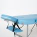 Масажний стіл RelaxLine Oasis, алюмінієва основа, світло-синій Фото 4