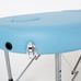 Масажний стіл RelaxLine Oasis, алюмінієва основа, світло-синій Фото 7