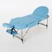 Масажний стіл RelaxLine Oasis, алюмінієва основа, світло-синій Фото 2
