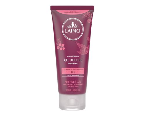 Гель для душу Laino moisturising shower gel Червоні ягоди зволожуючий 200 мл