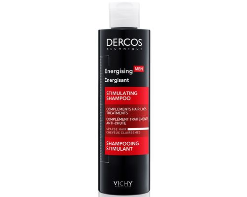 Шампунь Vichy Dercos Aminexil Men Energising Stimulating Shampoo тонізуючий для чоловіків 200 мл