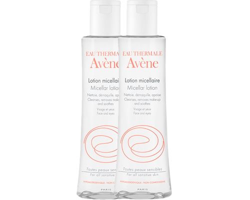 Набір Avene Duo (Міцелярний лосьйон для очищення шкіри та демакіяжу Avene Micellar lotion для всіх типів чутливої шкіри 2х200 мл)