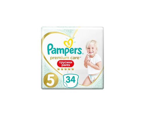 Підгузки-трусики Pampers Premium Care Pants Junior р.5 (12-17 кг) №34