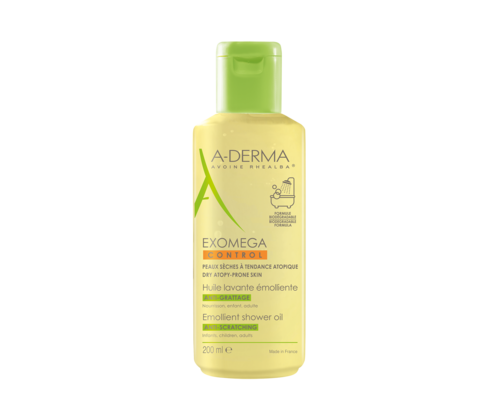 Олія для душу A-Derma Exomega Control shower oil для сухої шкіри тіла 200 мл