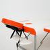 Масажний стіл RelaxLine Sonata, алюмінієва основа, біло-оранжевий Фото 3