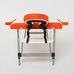 Масажний стіл RelaxLine Sonata, алюмінієва основа, біло-оранжевий Фото 5
