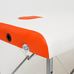 Масажний стіл RelaxLine Sonata, алюмінієва основа, біло-оранжевий Фото 6