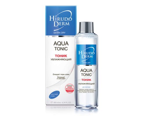 Зволожувальний тонік Біокон Hirudo Derm Aqua Tonic Extra Dry 180 мл