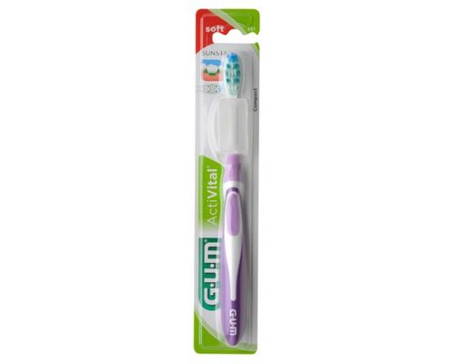 Зубна щітка GUM (Гам) Ultra Compact Activital м`яка
