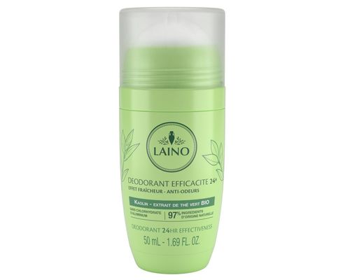 Дезодорант кульковий Laino 24-hour effectiveness green tea deodorant Зелений чай 50 мл