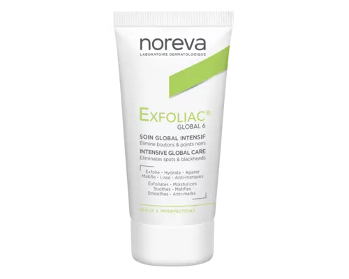 Крем Noreva Laboratoires Exfoliac Global 6 для проблемної шкіри обличчя 30 мл