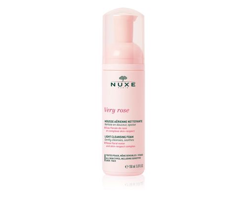 Очищувальна пінка-мус для обличчя Nuxe Very Rose Light Cleansing Foam для чутливої шкіри 150 мл