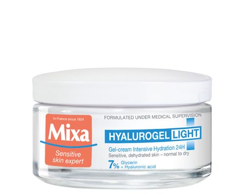 Крем-гель Mixa Hyalurogel Rich Intensive Hydration для сухої зневодненої чутливої шкіри 50 мл