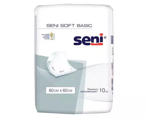 Пеленки Seni Soft Basic 60х60 №10