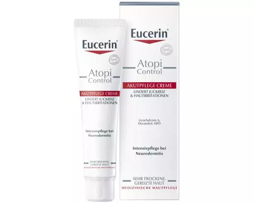 Заспокійливий крем Eucerin AtopiControl Acute Care Cream для атопічною шкіри 40 мл (63174)