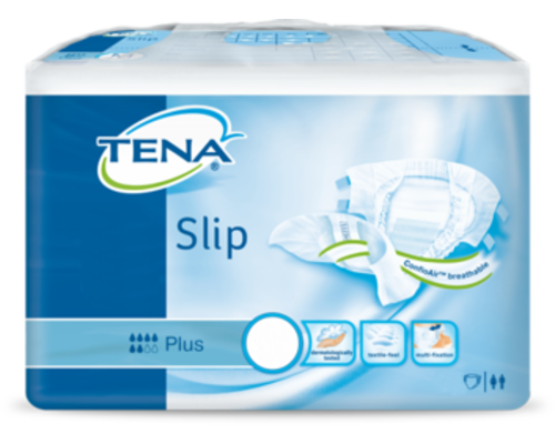 Підгузки для дорослих TENA Slip Plus р.L (90-145см) №10, "дихаючі"