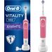 Електрична зубна щітка Oral-B (Орал-В) Vitaliti D100.413.1 3D White Рожева Фото 3