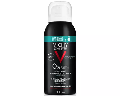 Дезодорант для чоловіків Vichy Оптимальний комфорт чутливої шкіри 48 годин захисту 100 мл