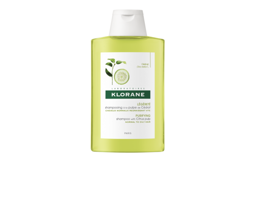 Шампунь очищуючий з м'якоттю цитрону Klorane Citrus Pulp Shampoo для нормального та жирного волосся 200 мл