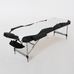 Масажний стіл RelaxLine King, алюмінієва основа, біло-чорний Фото 3