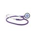 Фонендоскоп односторонній для прослуховування тонів Короткова Little Doctor LD Prof-Plus фіолетовий Фото 2