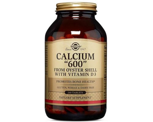 Вітаміни Solgar Calcium загальнозміцнюючі 600 мг №60
