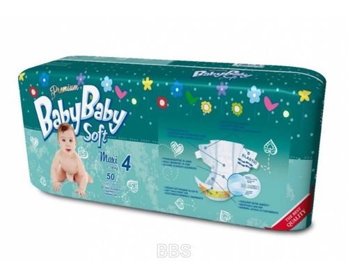 Підгузники BabyBaby Soft Premium Maxi (7-18кг) р.4 №50
