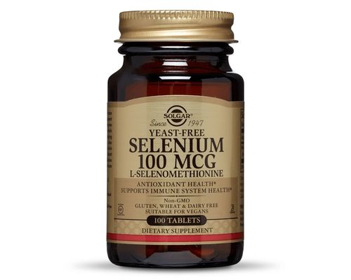 Мінерали Solgar Selenium від передчасного старіння 100 мг №100