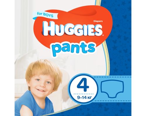 Трусики-підгузники Huggies Pants для хлопчиків (9-14 кг) р.4 №36