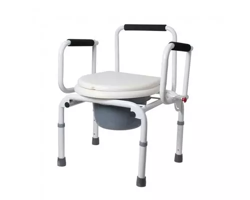 Крісло-стілець Ridni Care KJT729 з санітарним оснащенням, з відкидними підлокітниками