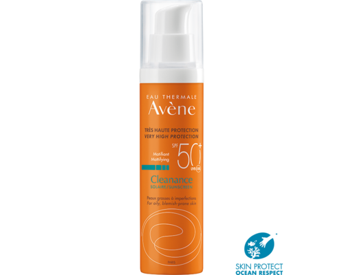 Флюїд сонцезахисний Avene Cleanance SPF 50+ для жирної та проблемної шкіри з матуючим ефектом 50 мл