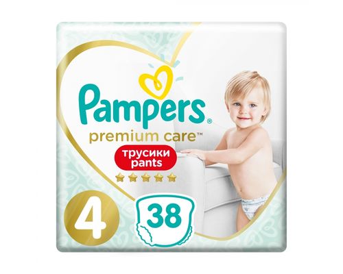 Підгузки-трусики Pampers Premium Care Pants Maxi р.4 (9-15 кг) №38